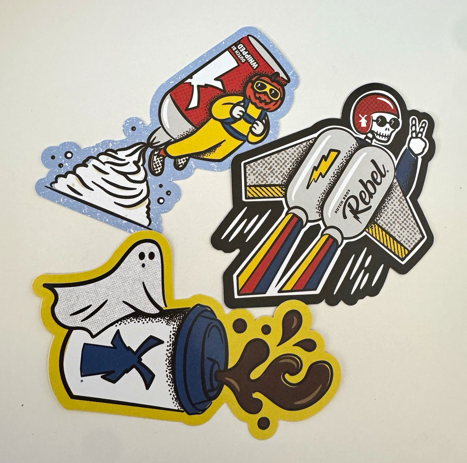 [SET OF ALL 3] Random Dutch Bros Sticker Drop - September 2026