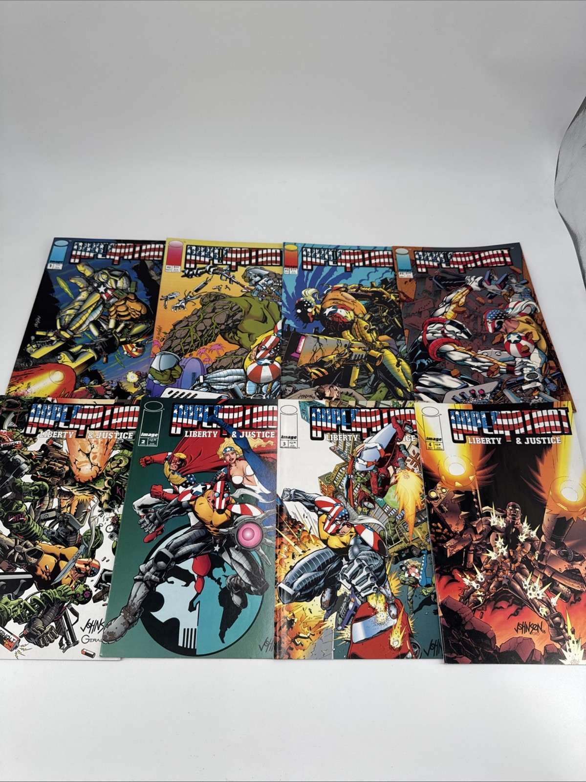 Superpatriot #1-4, Liberty & Justice #1-4 (Image, Erik Larsen) Ships Fast Superpatriot #1-4, Liberty & Justice #1-4 (Image, Erik Larsen) Ships Fast