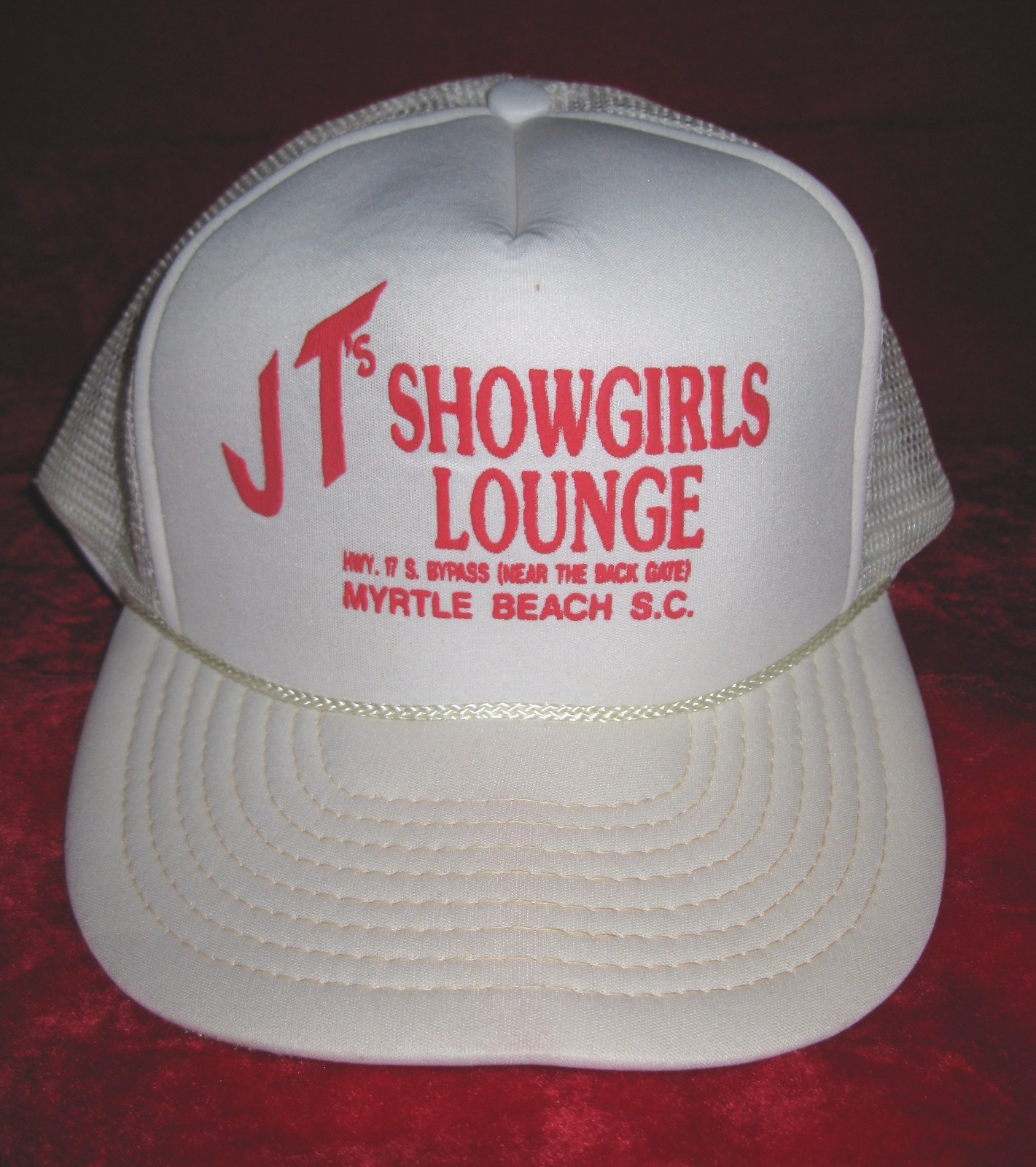 Showgirls Lounge Myrtle Beach SC Strip Gentlemen's Club Snapback Rare Cap Hat Showgirls Lounge Myrtle Beach SC Strip Gentlemen's Club Snapback Rare Cap Hat