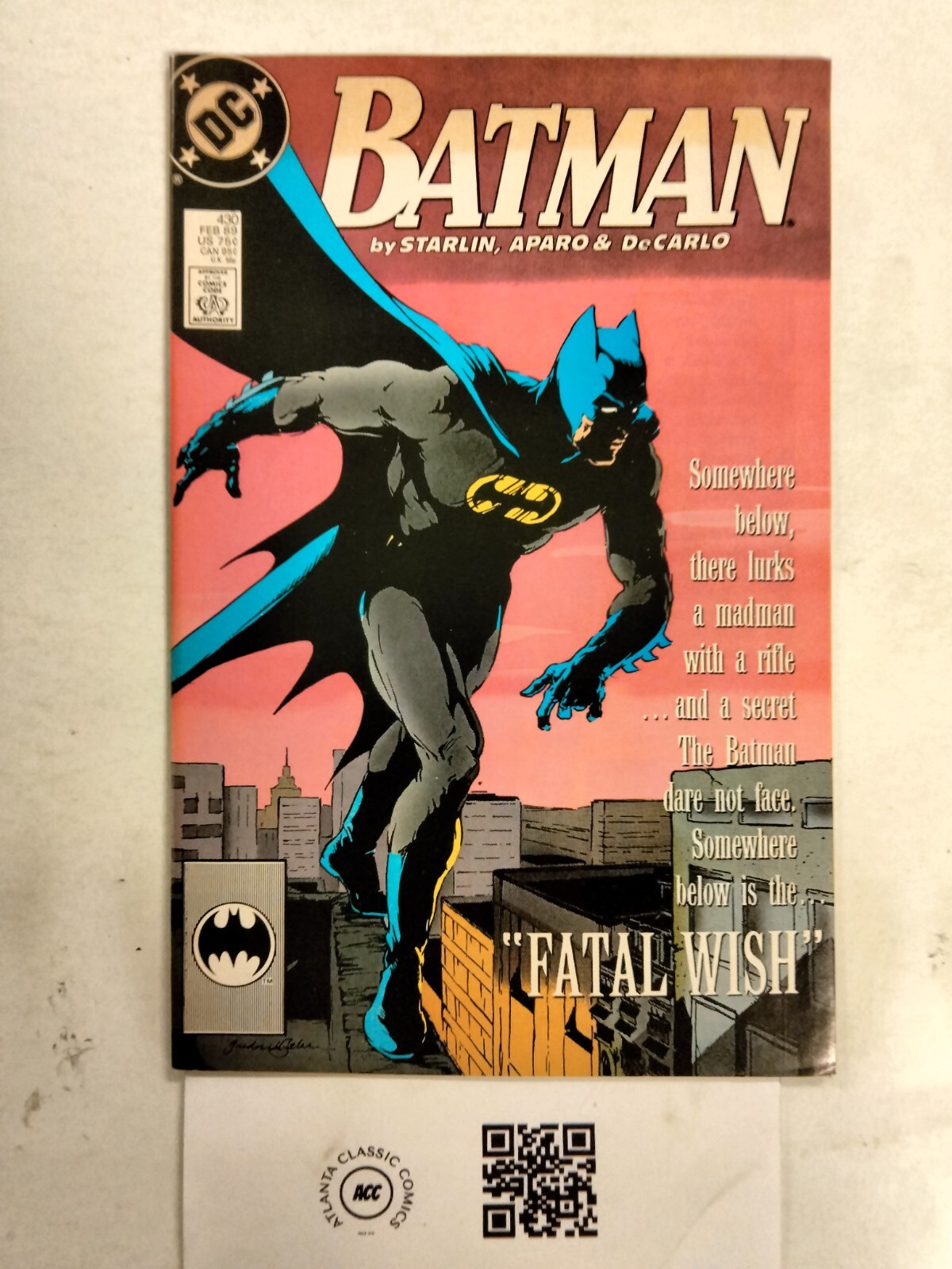 Batman #430 FN+ DC Comics comic book 9 JW57