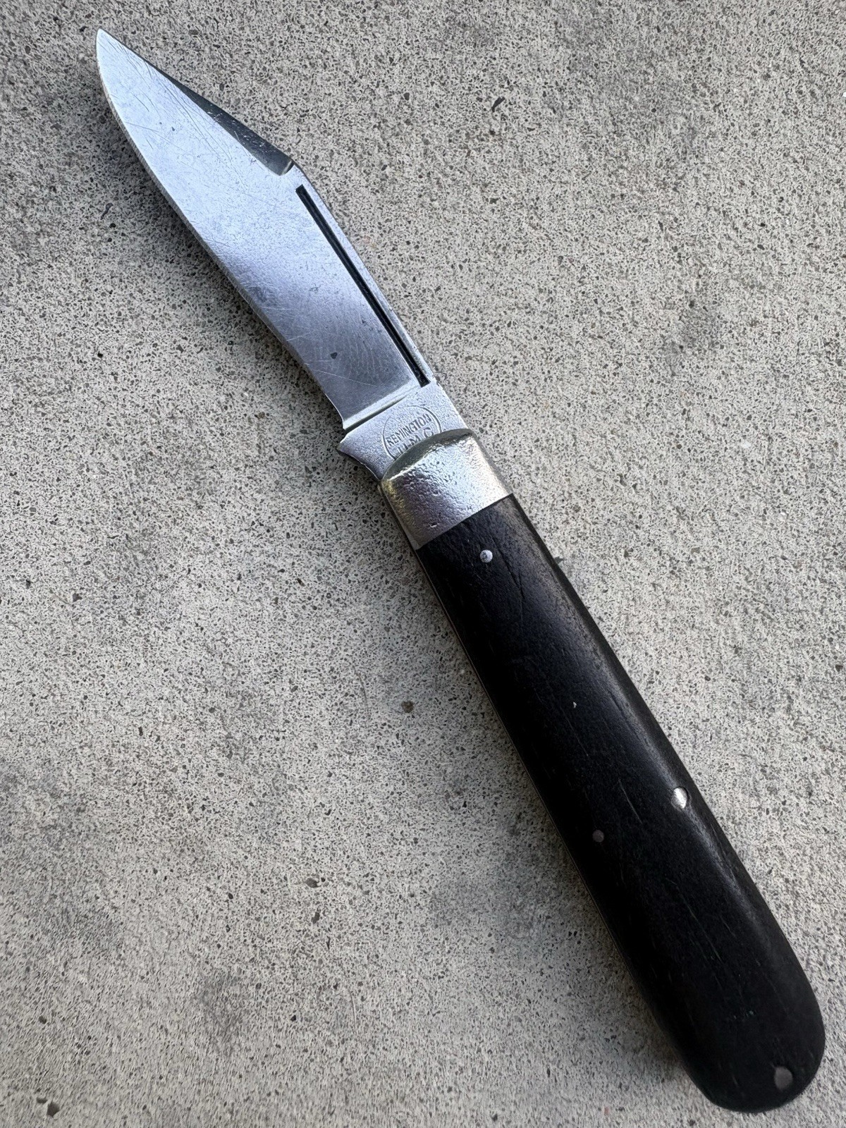 Vintage 1910-1940 Remington umc number r01 model one blade pocket knife ebony Vintage 1910-1940 Remington umc number r01 model one blade pocket knife ebony