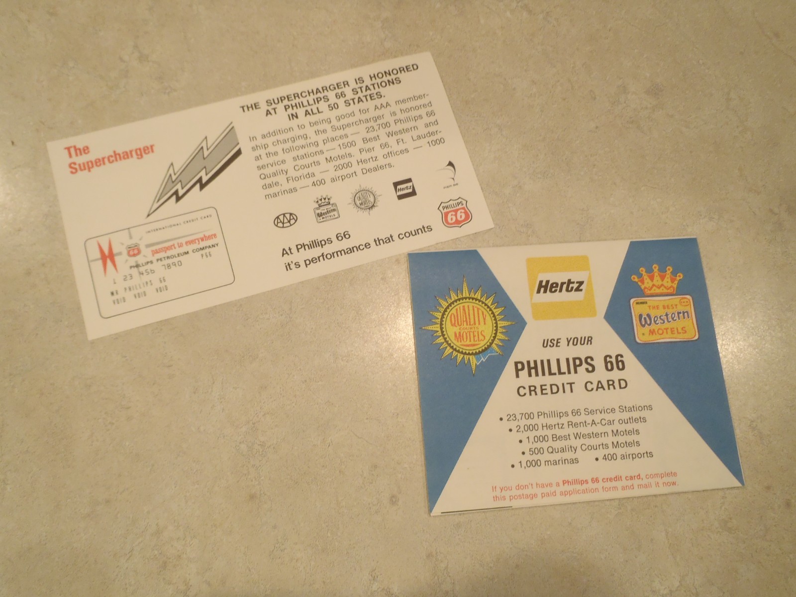Vintage Phillips 66 Credit Card Application Passport to Everywhere Supercharger Vintage Phillips 66 Credit Card Application Passport to Everywhere Supercharger