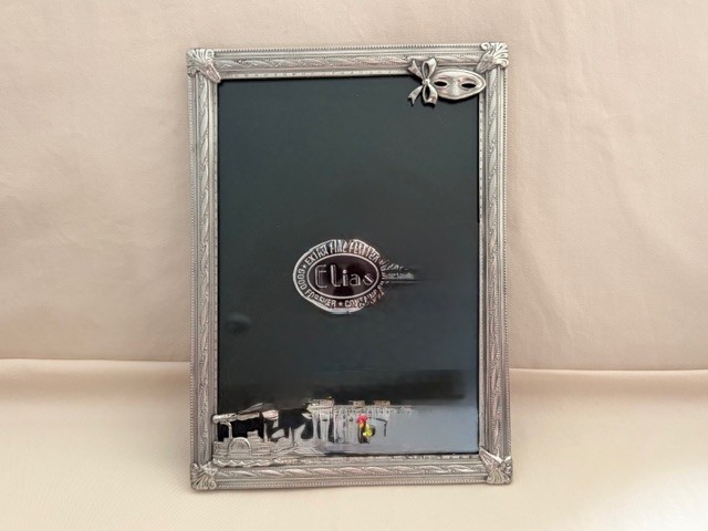 ELIAS Frame Sterling Silver & Pewter 1992 Mardi Gras River Boat VINTAGE RARE ELIAS Frame Sterling Silver & Pewter 1992 Mardi Gras River Boat VINTAGE RARE