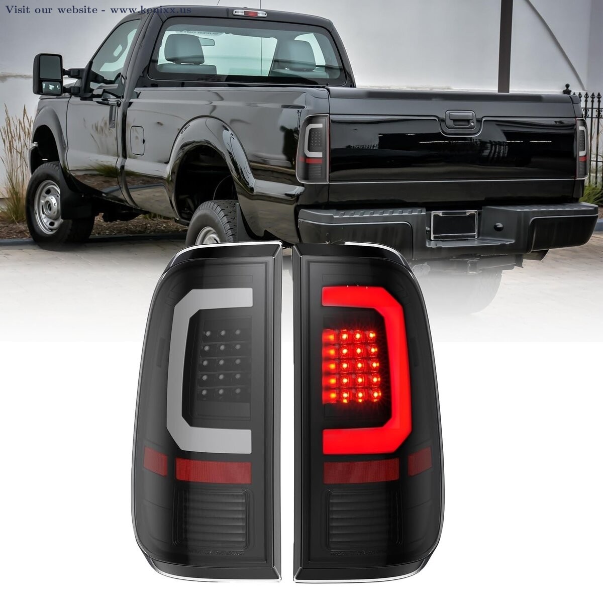 LED Tail Light Assembly Compatible with 2008-2016 Ford F250 / F350 / F4 LED Tail Light Assembly Compatible with 2008-2016 Ford F250 / F350 / F4