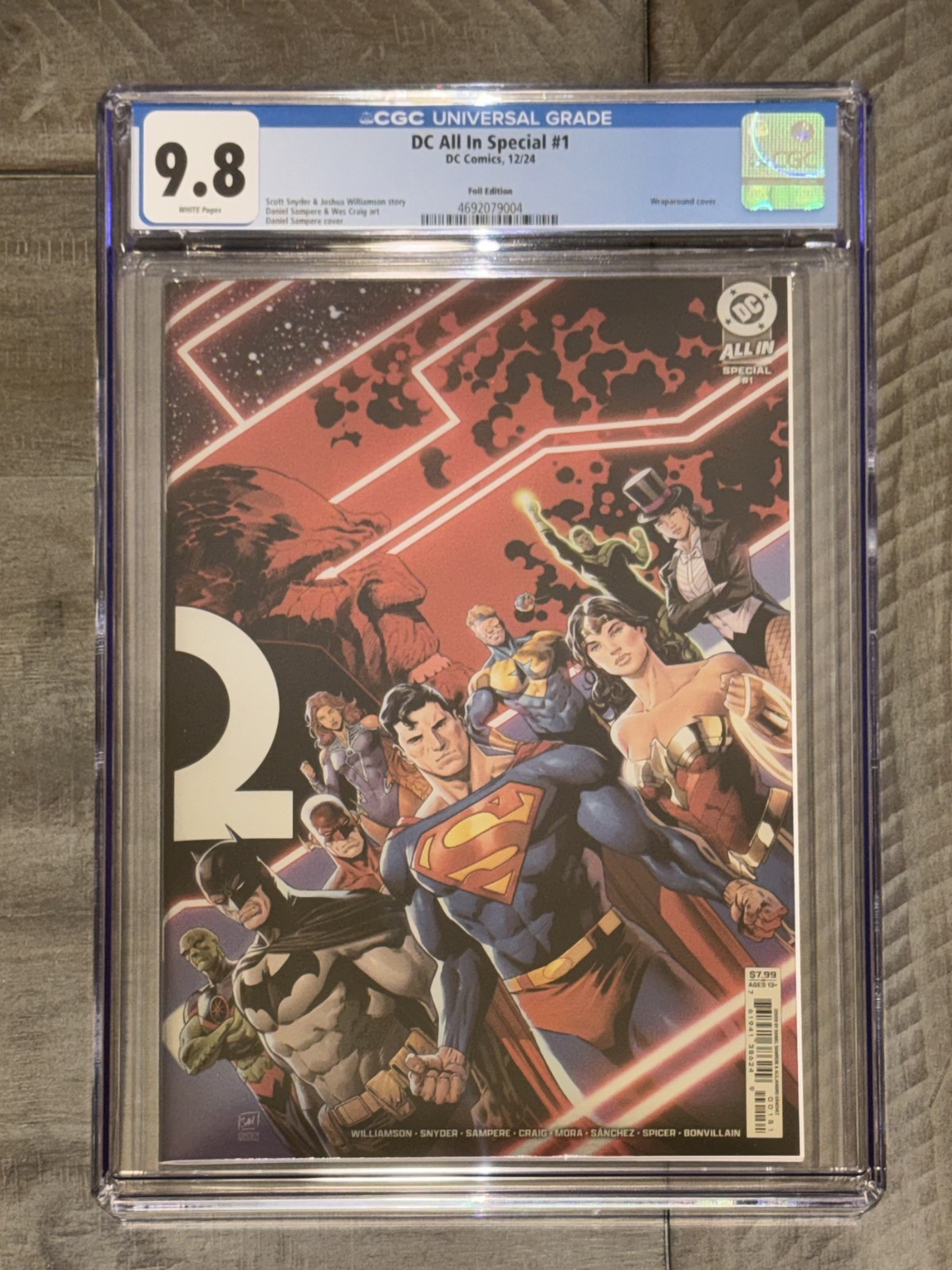 DC All In Special #1 Foil CGC 9.8 1st Absolute Batman Supe Wonder Woman DC All In Special #1 Foil CGC 9.8 1st Absolute Batman Supe Wonder Woman