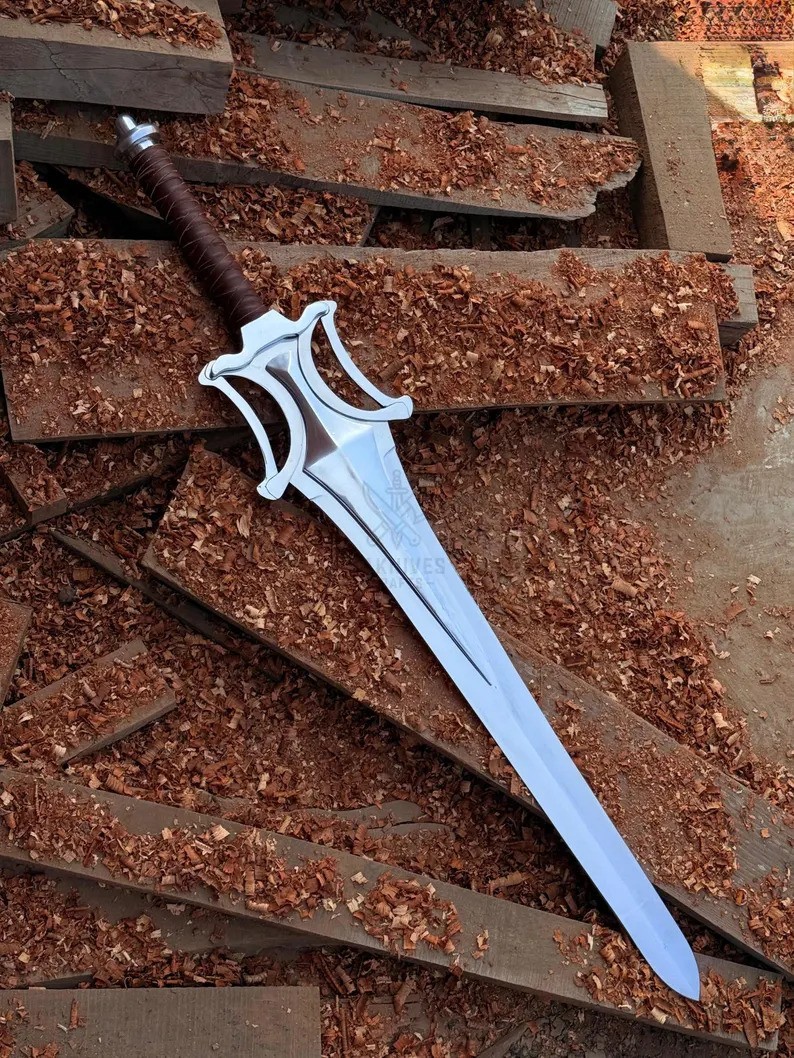 Handmade Fully Functional He-Man Power Sword, Stainless Steel Blade With Sheath Handmade Fully Functional He-Man Power Sword, Stainless Steel Blade With Sheath