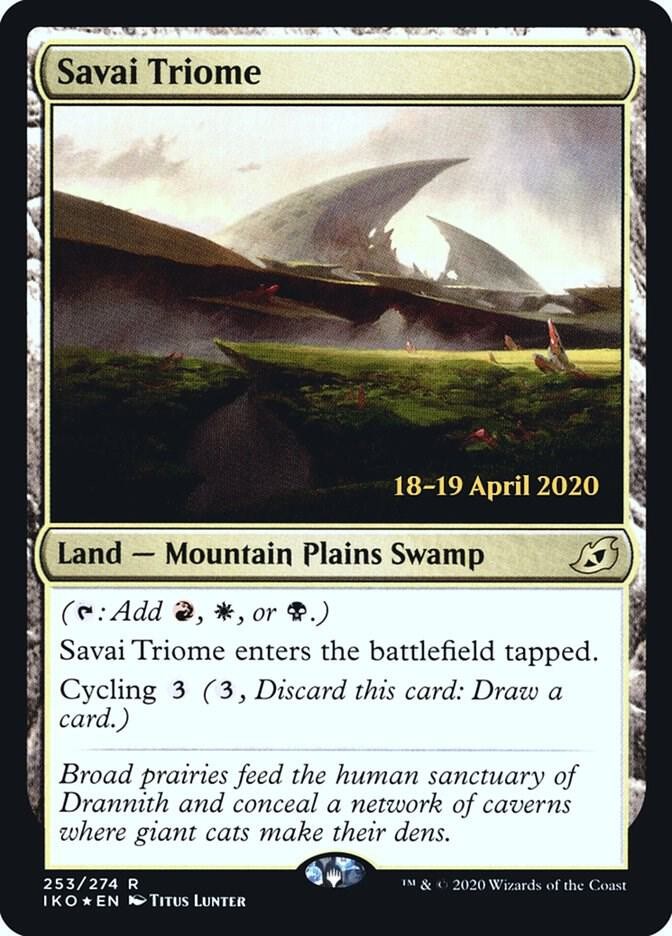 Savai Triome Foil Prerelease Cards NM/M