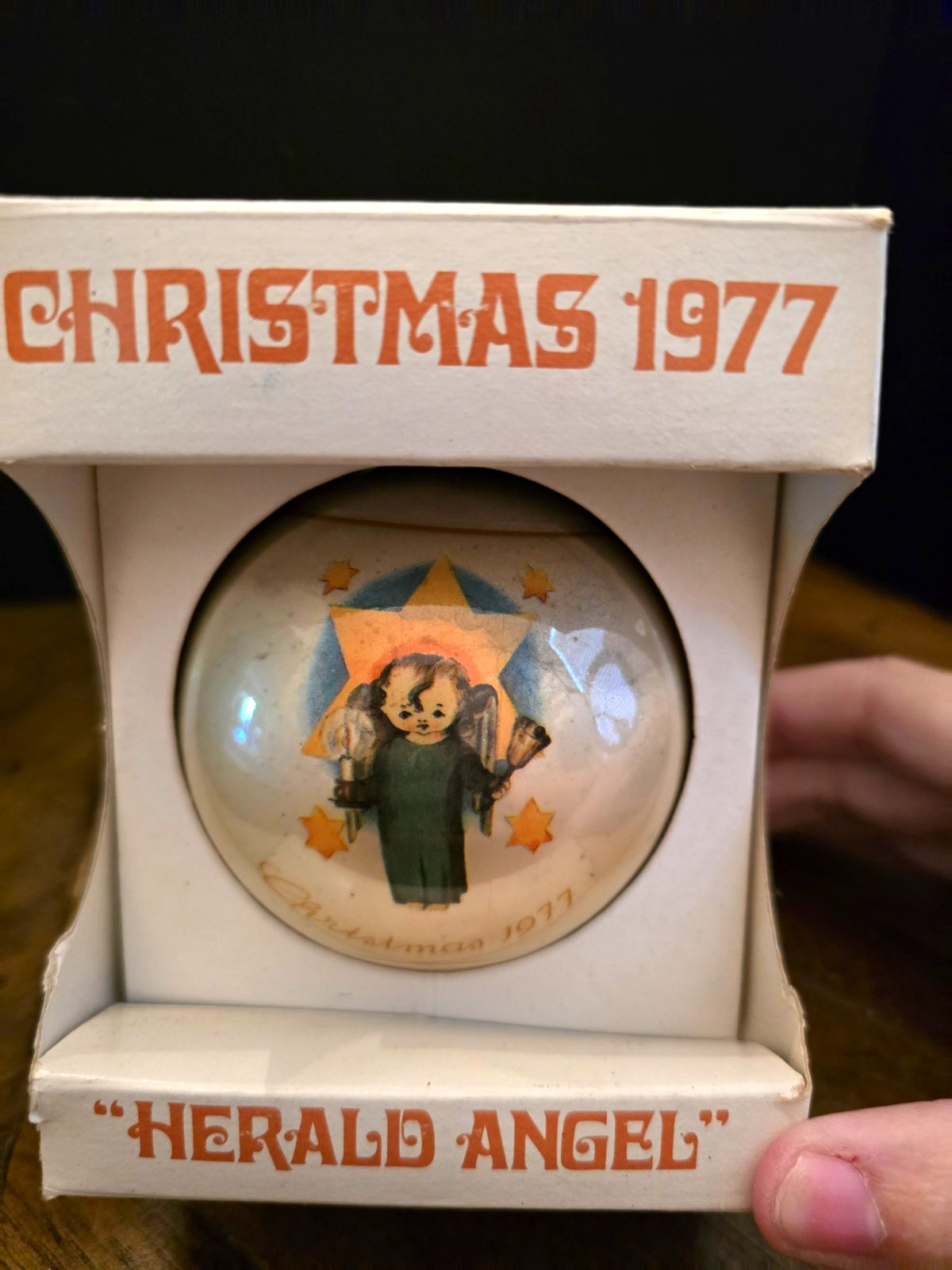 Schmid Limited Edition Hanging Angel Christmas Ornament 1977 Multicolor Schmid Limited Edition Hanging Angel Christmas Ornament 1977 Multicolor
