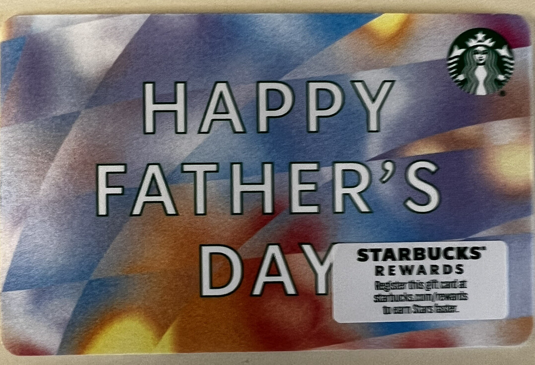 NEW -Starbucks 2022 “Happy Father’s Day” Gift Cards $0 Value COLLECTIBLE NEW -Starbucks 2022 “Happy Father’s Day” Gift Cards $0 Value COLLECTIBLE