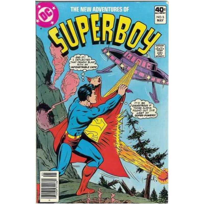 New Adventures of Superboy #5 in Very Fine minus condition. DC comics [q/