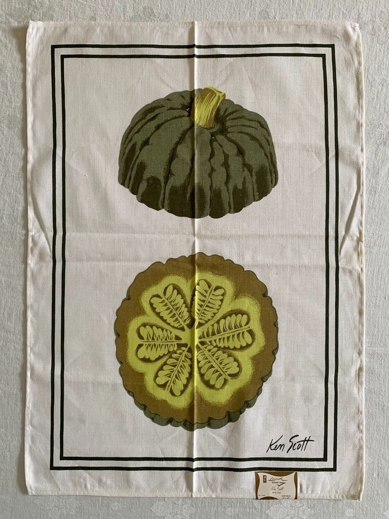 Vintage Kitchen Tea Towel Ken Scott Design 