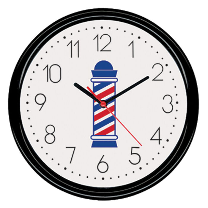 Barber Shop Battery operated Wall Clock 9-1/2