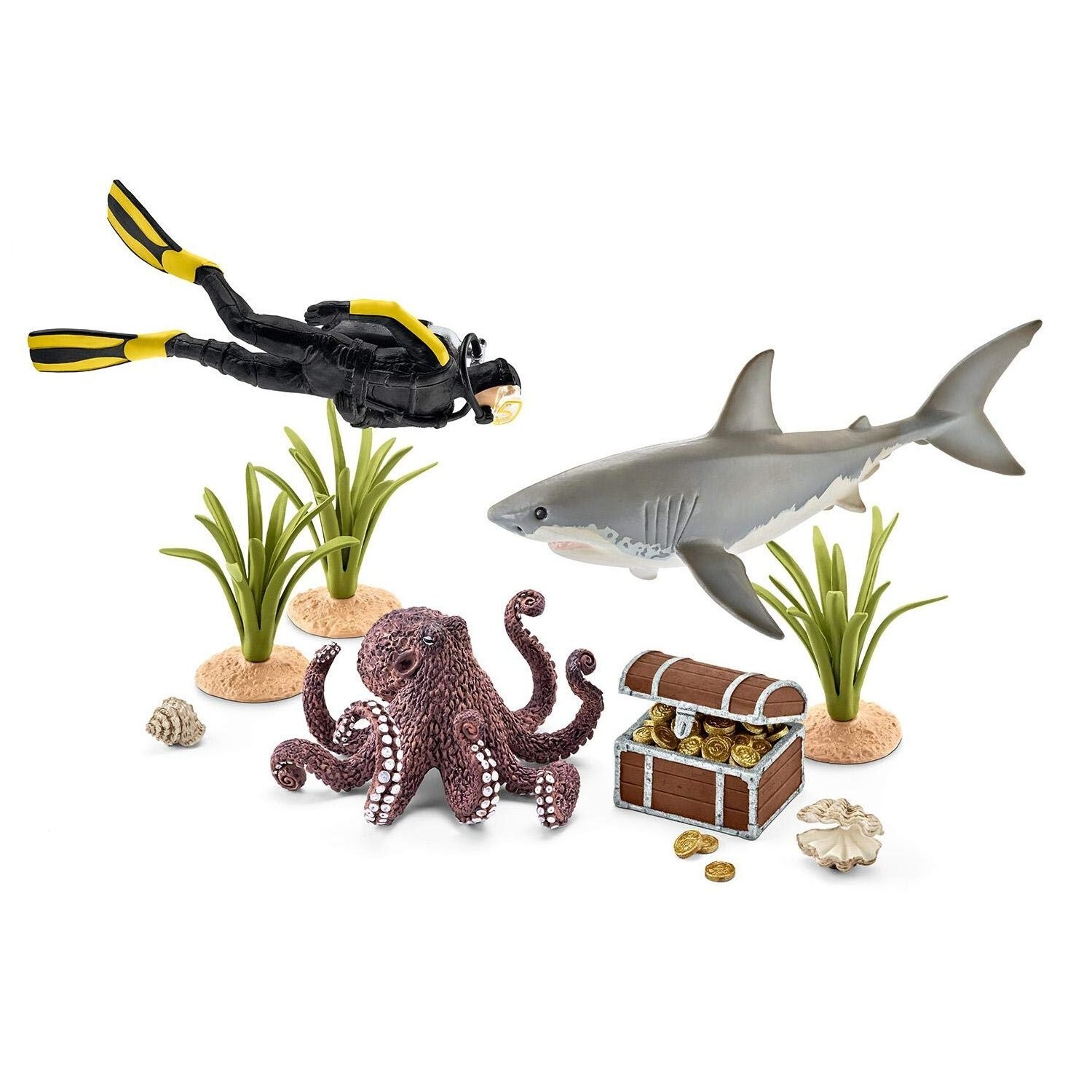 NEW Schleich 42329 Treasure Hunt Playset Playset Special RETIRED rare sea life