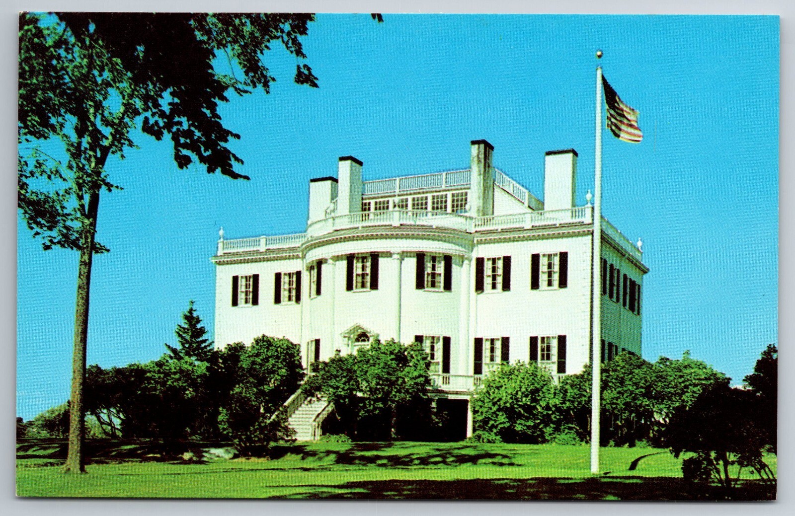 Vintage Postcard ME Thomaston Montpelier General Henry Knox Chrome -13005