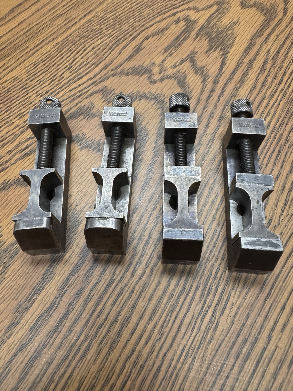 L S Starrett Toolmakers Steel Clamps No. 160 Set Of (4) 2” Models 