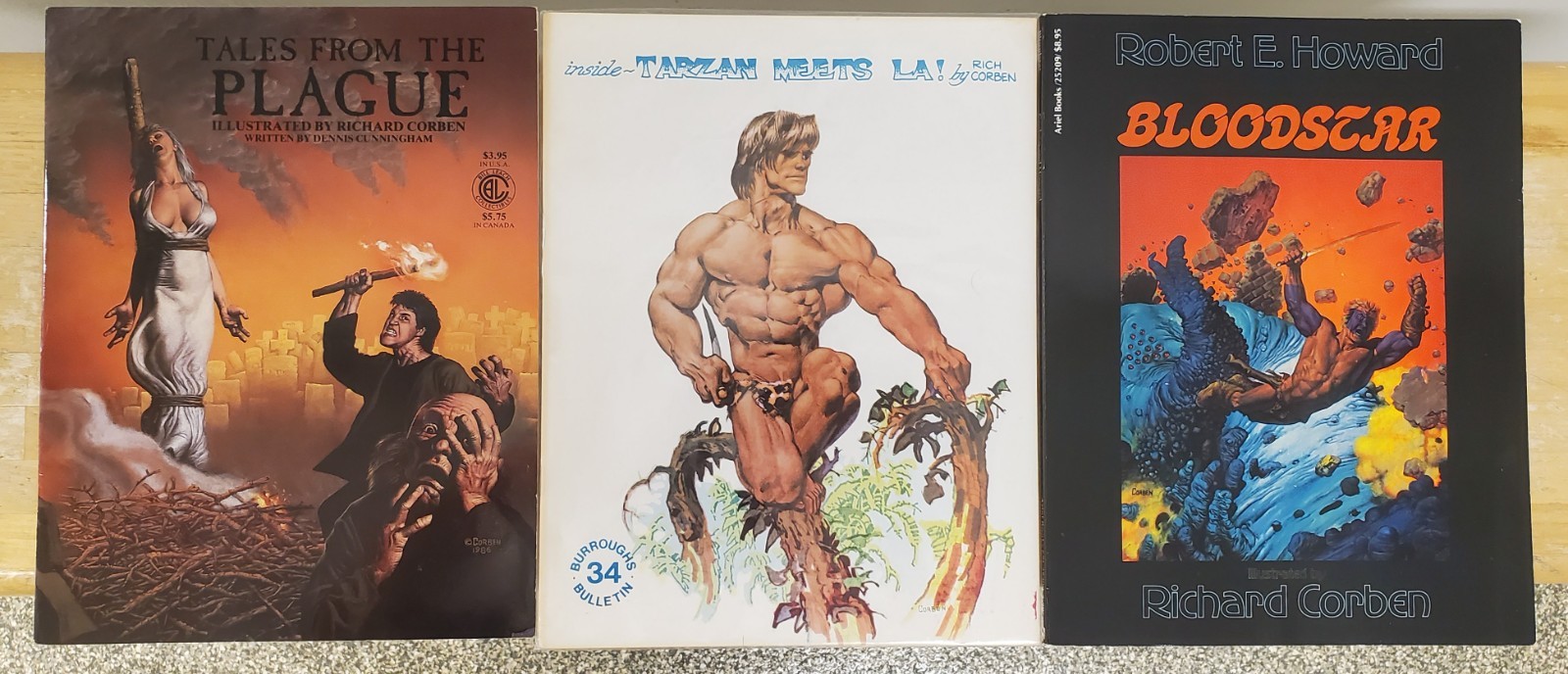 Corben: Tales From the Plague, Blood Star, Rip in Time, Odds & Ends Signed plus
