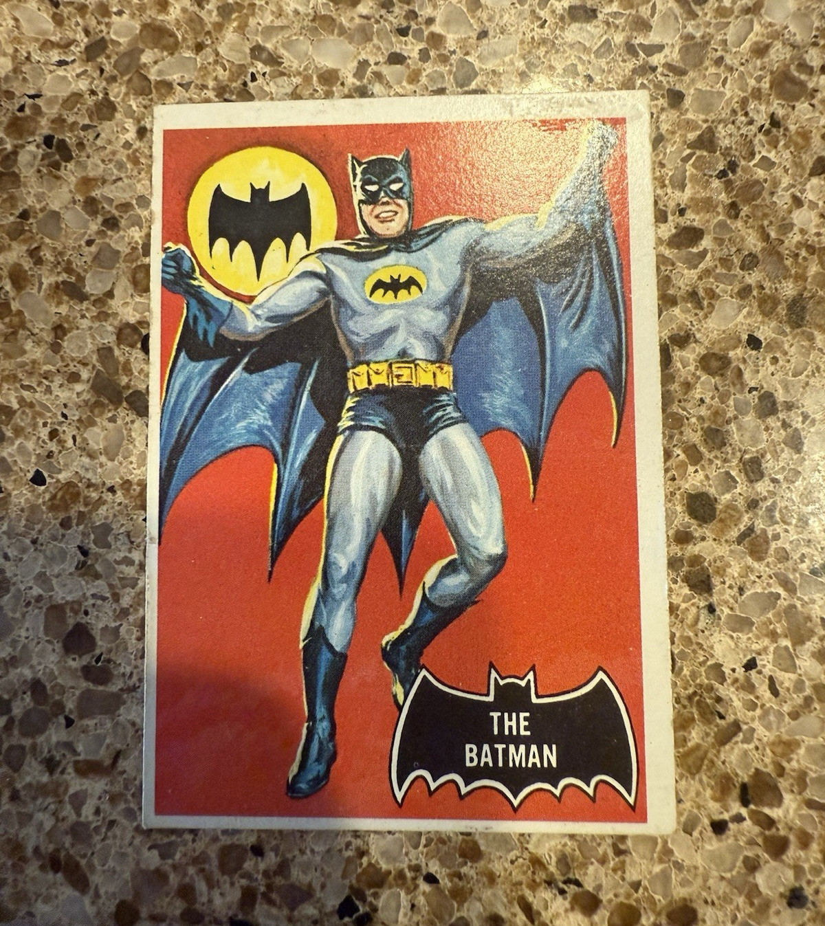 1966 Batman Base Set Card #1 The Batman Non-Sport - National Periodical 1966 Batman Base Set Card #1 The Batman Non-Sport - National Periodical