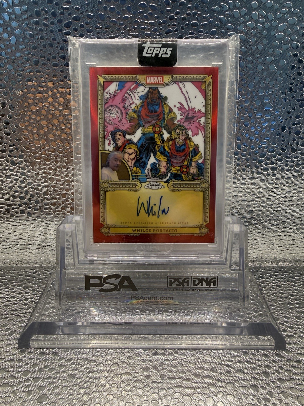 Topps 2026 Topps Mint Marvel Chrome Autograph Whilce Portacio Signed CA-WP /5