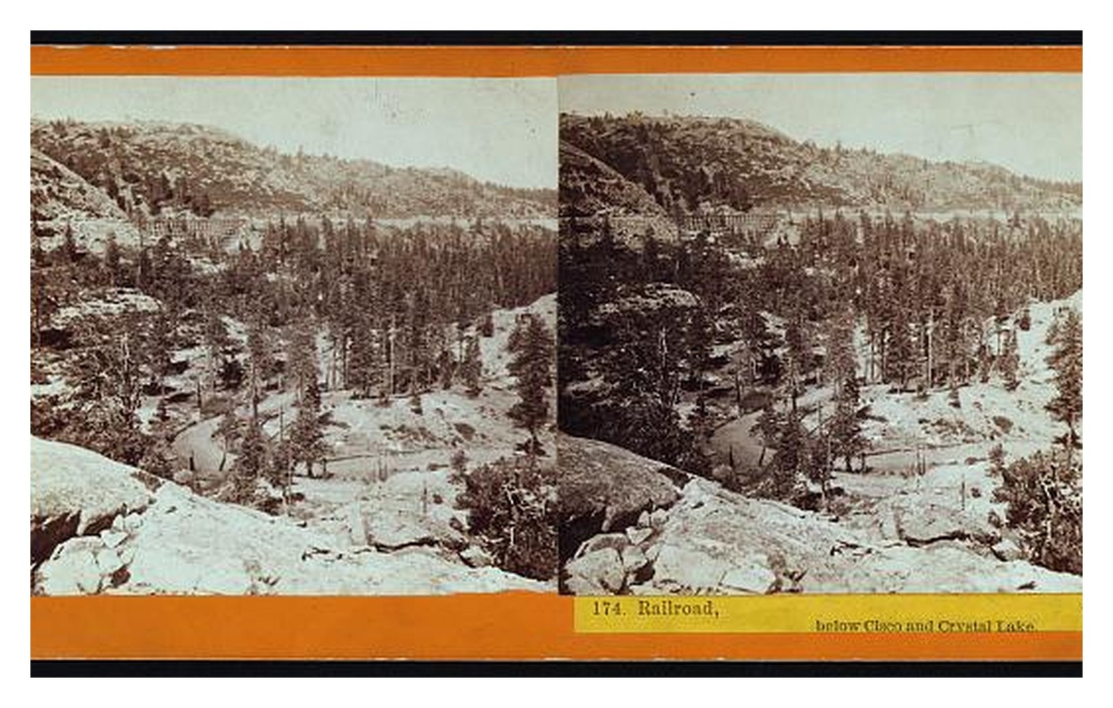 Cisco California Railroad Standard Postcard Cisco California Railroad Standard Postcard
