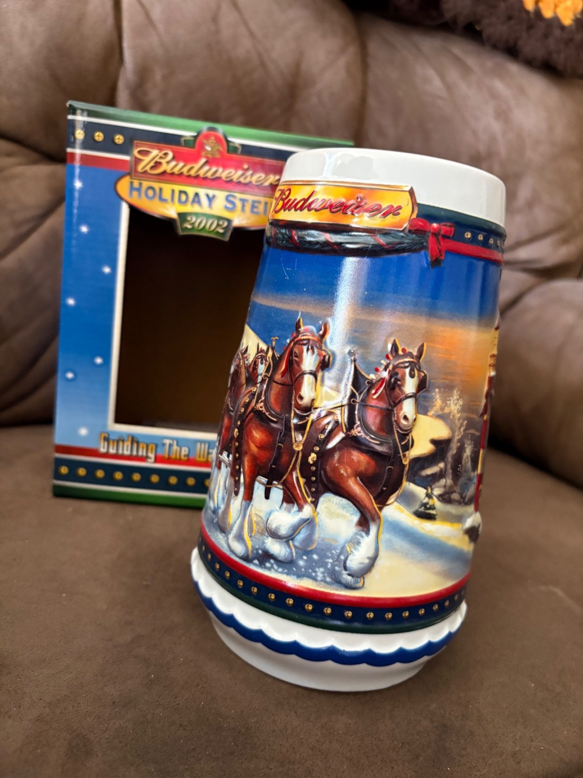 VINTAGE BUDWEISER  BEER STEIN