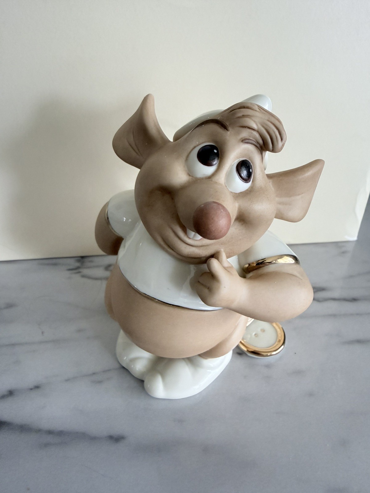 Lenox Disney Showcase Collection Gus Mouse Cinderella NIB 24K Gold Porcelain Lenox Disney Showcase Collection Gus Mouse Cinderella NIB 24K Gold Porcelain