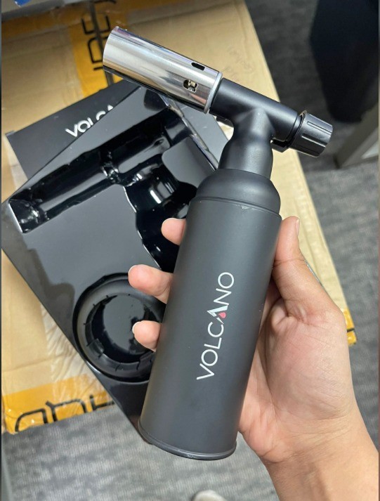 Torch Lighter Butane Refillable Volcano Dual Flame Powerful Durable Torch Lighter Butane Refillable Volcano Dual Flame Powerful Durable