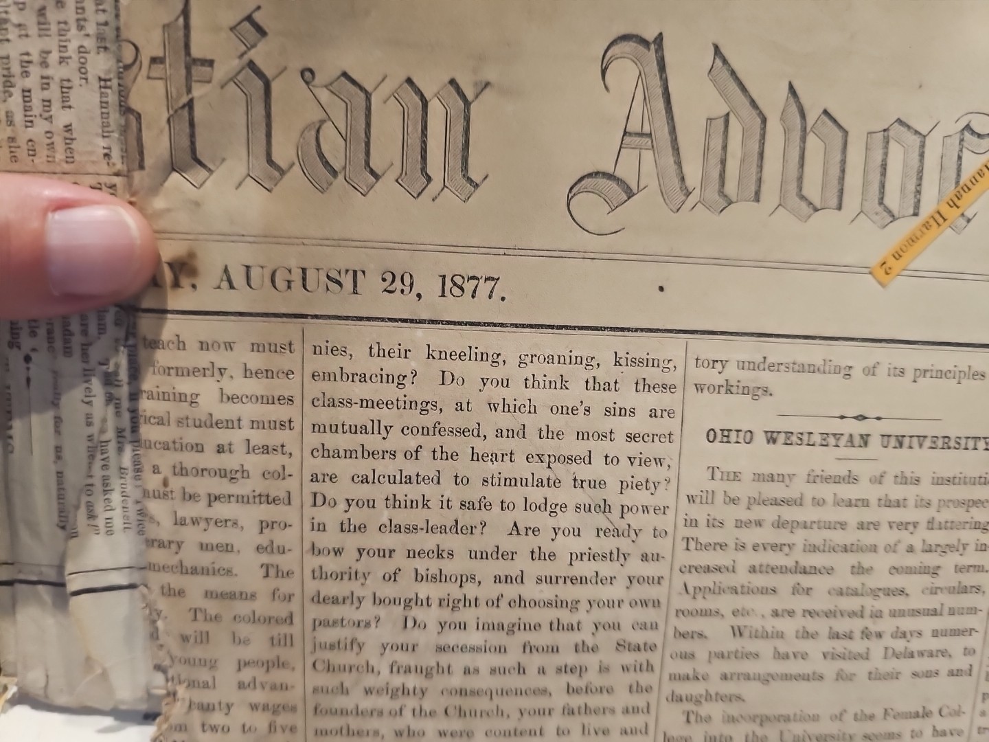 Lot Of 6 Historic Newspapers 1848, 1860, 1863, 1867, 1877,  & 1963 JFK DEATH