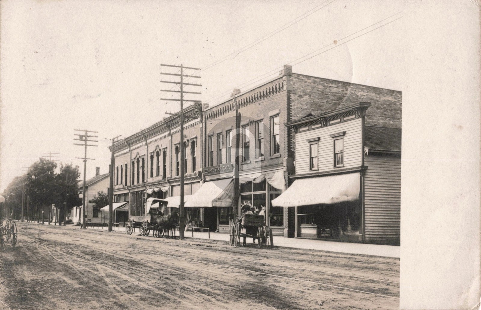 Street View Zeeland MI Michigan 1907 RPPC Photo Postcard COPY Street View Zeeland MI Michigan 1907 RPPC Photo Postcard COPY