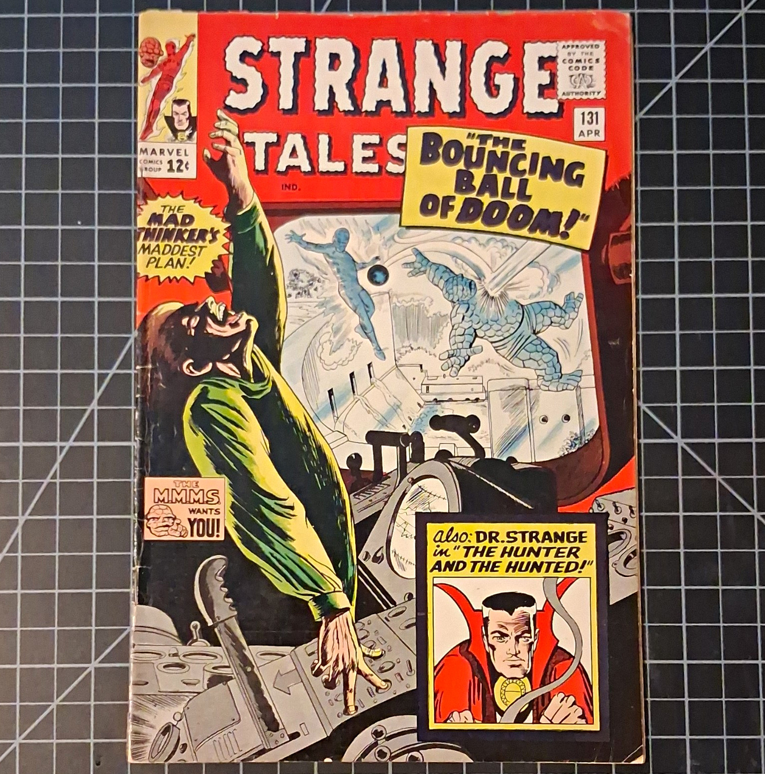 Marvel Strange Tales #131 Silver Age Stan Lee Steve Ditko Bouncing Ball of Doom Marvel Strange Tales #131 Silver Age Stan Lee Steve Ditko Bouncing Ball of Doom