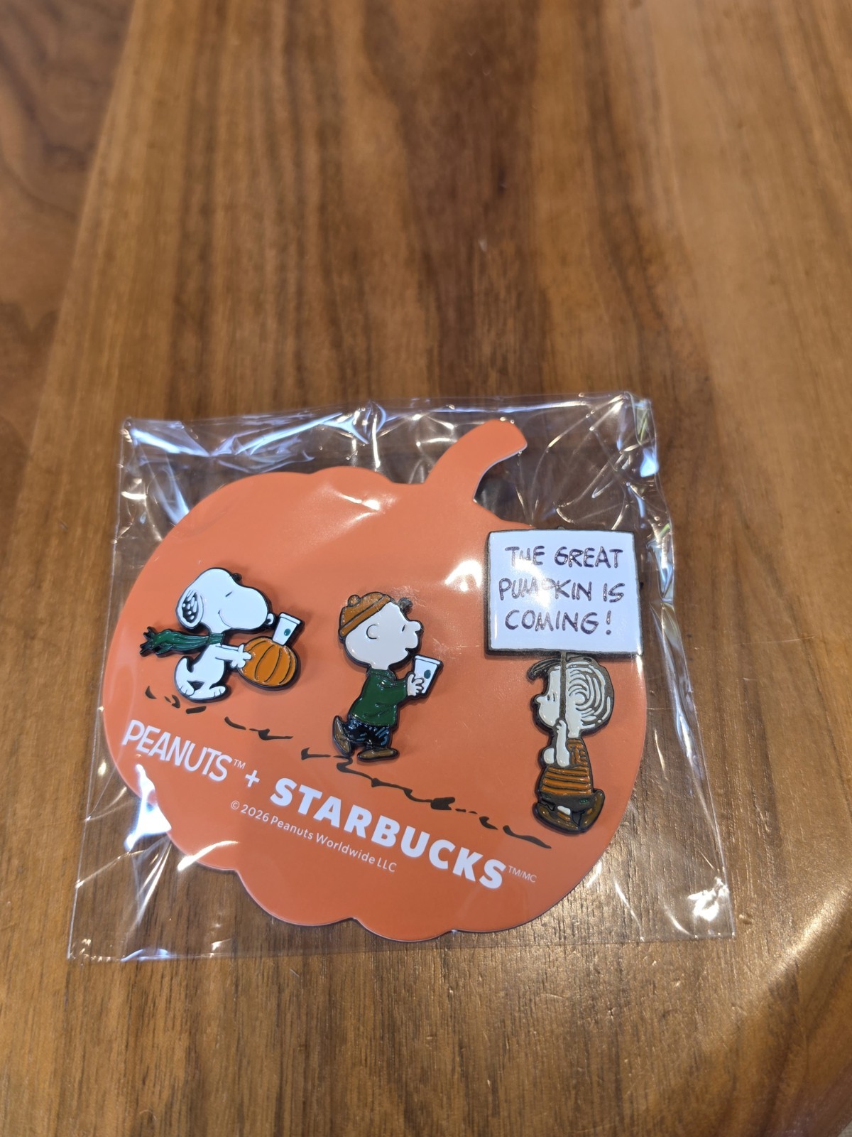 Peanuts + Starbucks Snoopy 2026 Pin Set Enamel
