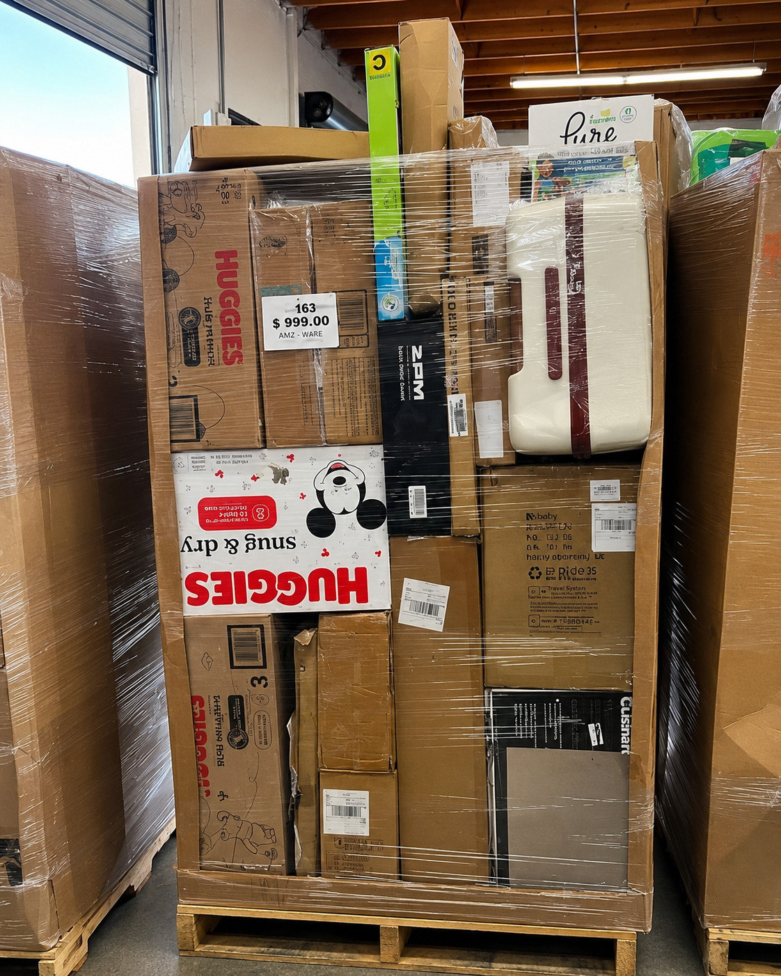 Retail Merchandise Inventory Ready for Online Sales