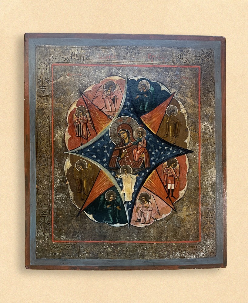 Antique Russian Icon - Mother of God Antique Russian Icon - Mother of God