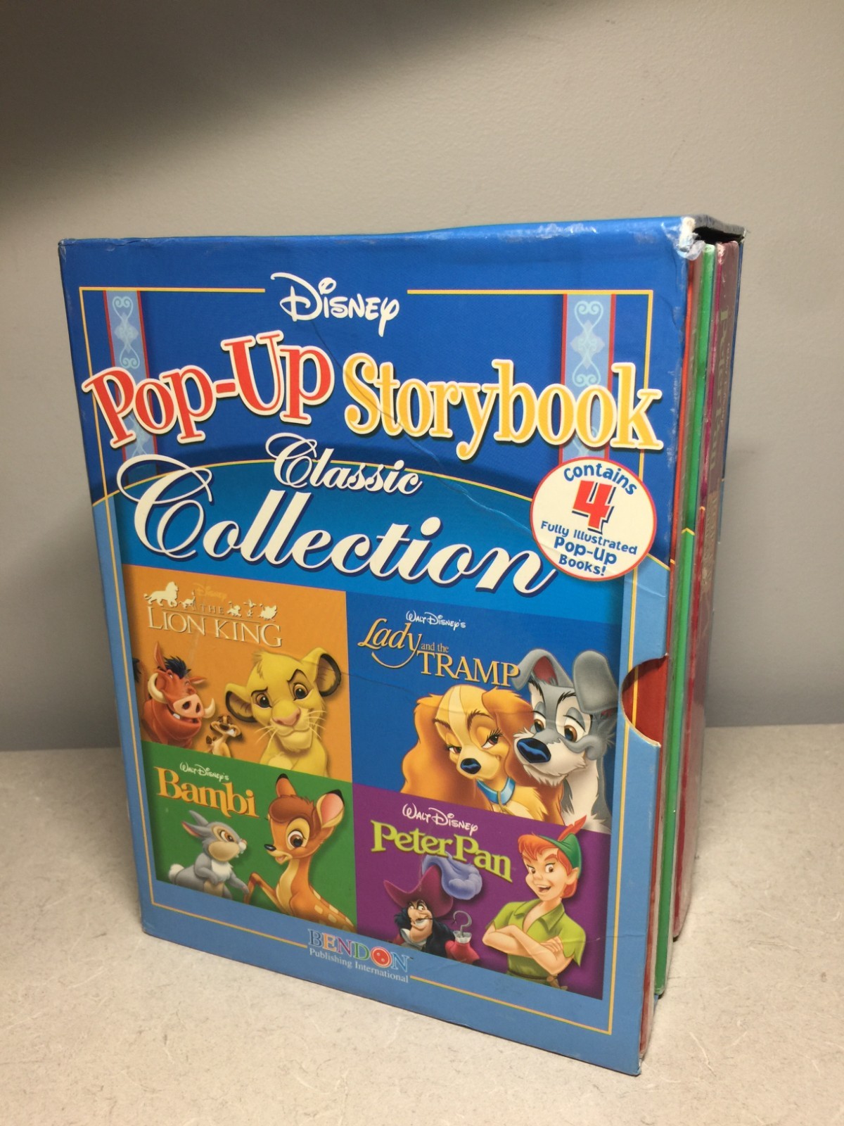 Disney Pop-Up Storybook classic book collection Lion King Lady Tramp Bambi Peter Disney Pop-Up Storybook classic book collection Lion King Lady Tramp Bambi Peter