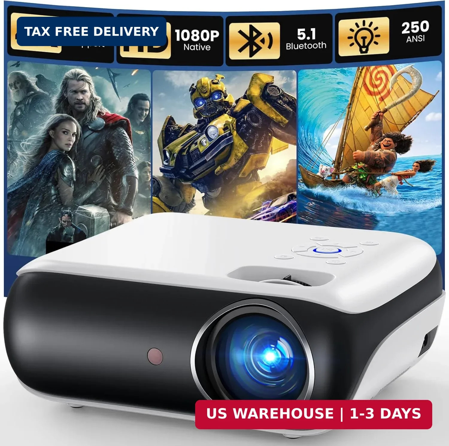 Native 1080P Outdoor Smart Projector-Standard | Native 1080P • Mini & Po Native 1080P Outdoor Smart Projector-Standard | Native 1080P • Mini & Po