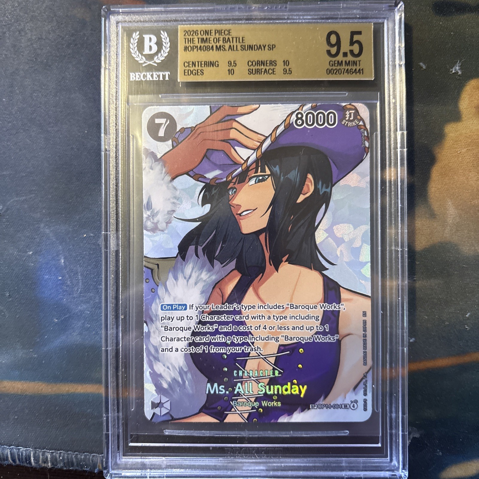 Ms. All Sunday SP BGS 9.5 Ms. All Sunday SP BGS 9.5
