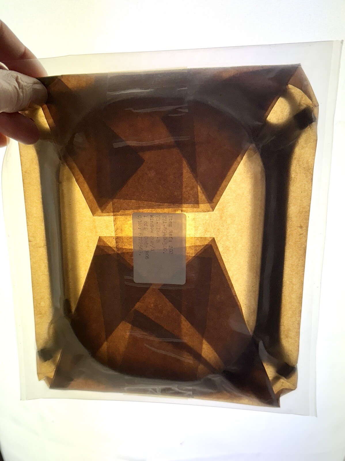 ORIGINAL GENUINE CONCORDE 1970\'s BRITISH AIRWAYS OLDSTOCK CABIN WINDOW FRAME