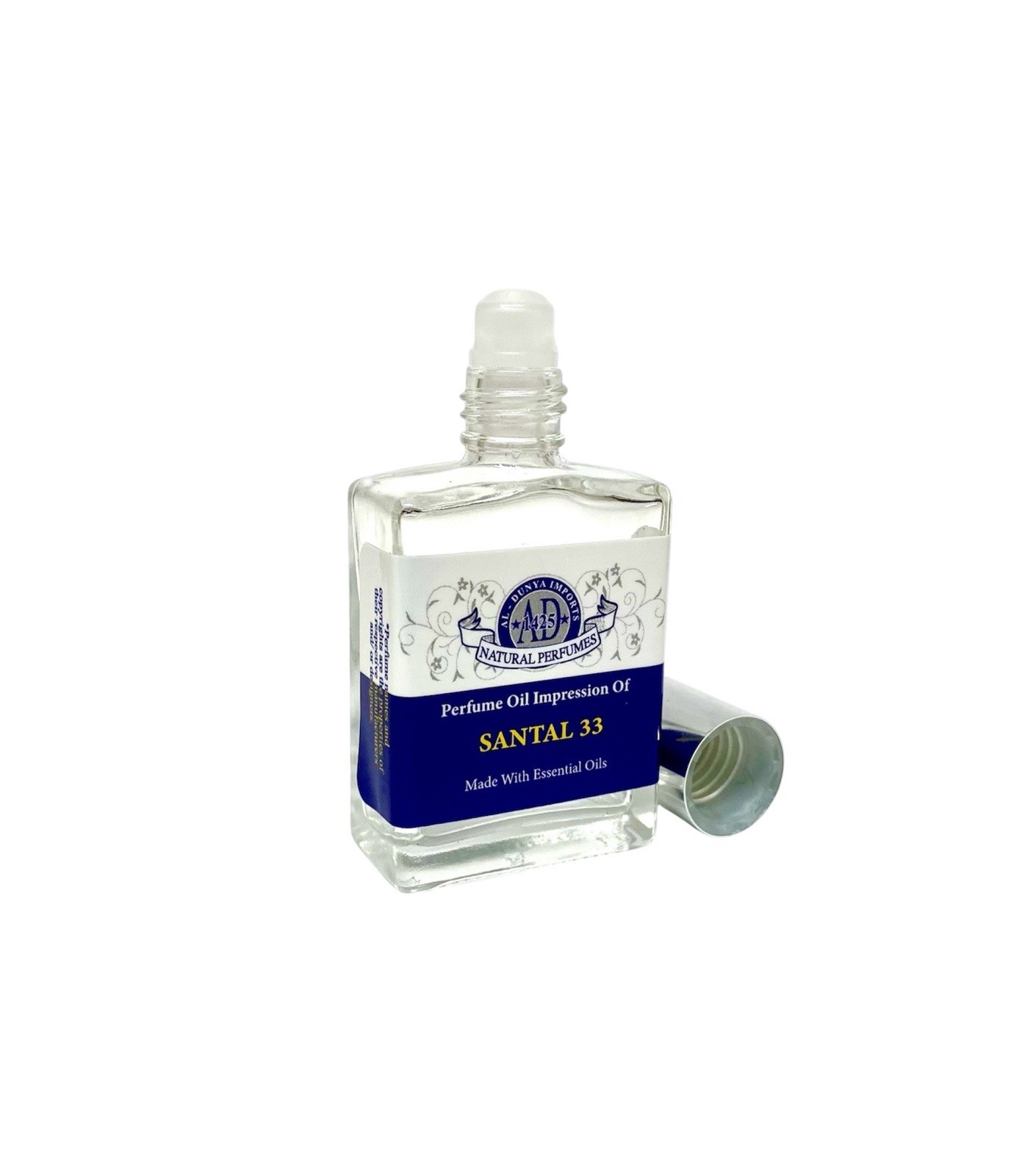 Santal 33. Al Dunya Imports. Concentrated Essential Oil Perfume Oil 15ml Roll On