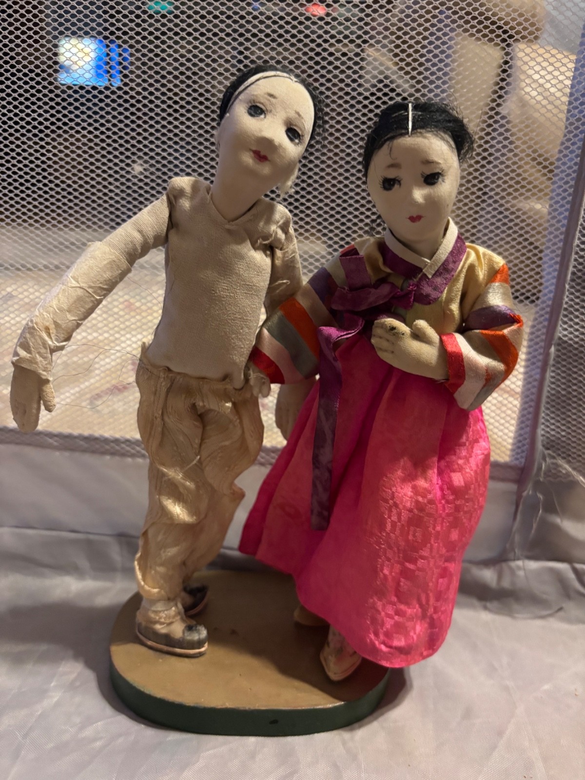 Vintage Korean Cloth Dolls Vintage Korean Cloth Dolls