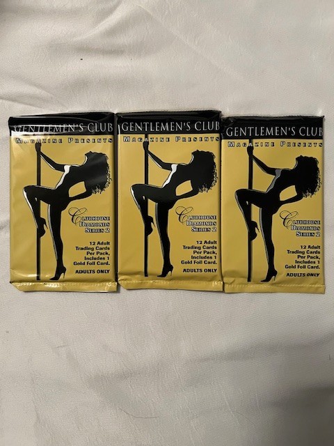 1993 GENTLEMEN'S CLUB CLUBHOUSE DIAMONDS SERIES Lot of 3 Packs 1993 GENTLEMEN'S CLUB CLUBHOUSE DIAMONDS SERIES Lot of 3 Packs