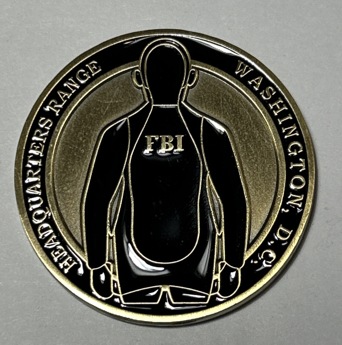 FBI Washington D.C. Headquarters Range challenge coin FBI Washington D.C. Headquarters Range challenge coin