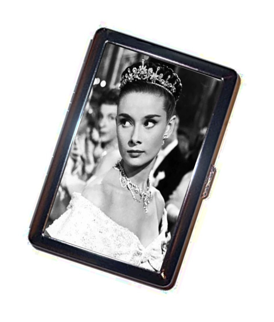 Audrey Hepburn Roman Holiday beauty Cigarette Case vintage-art Handmade Wallet Audrey Hepburn Roman Holiday beauty Cigarette Case vintage-art Handmade Wallet