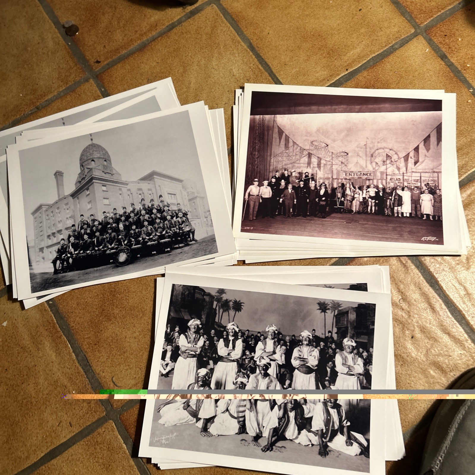 Vintage Medinah Temple Circus Photos Three Photos, But With Duplicates 30 Total