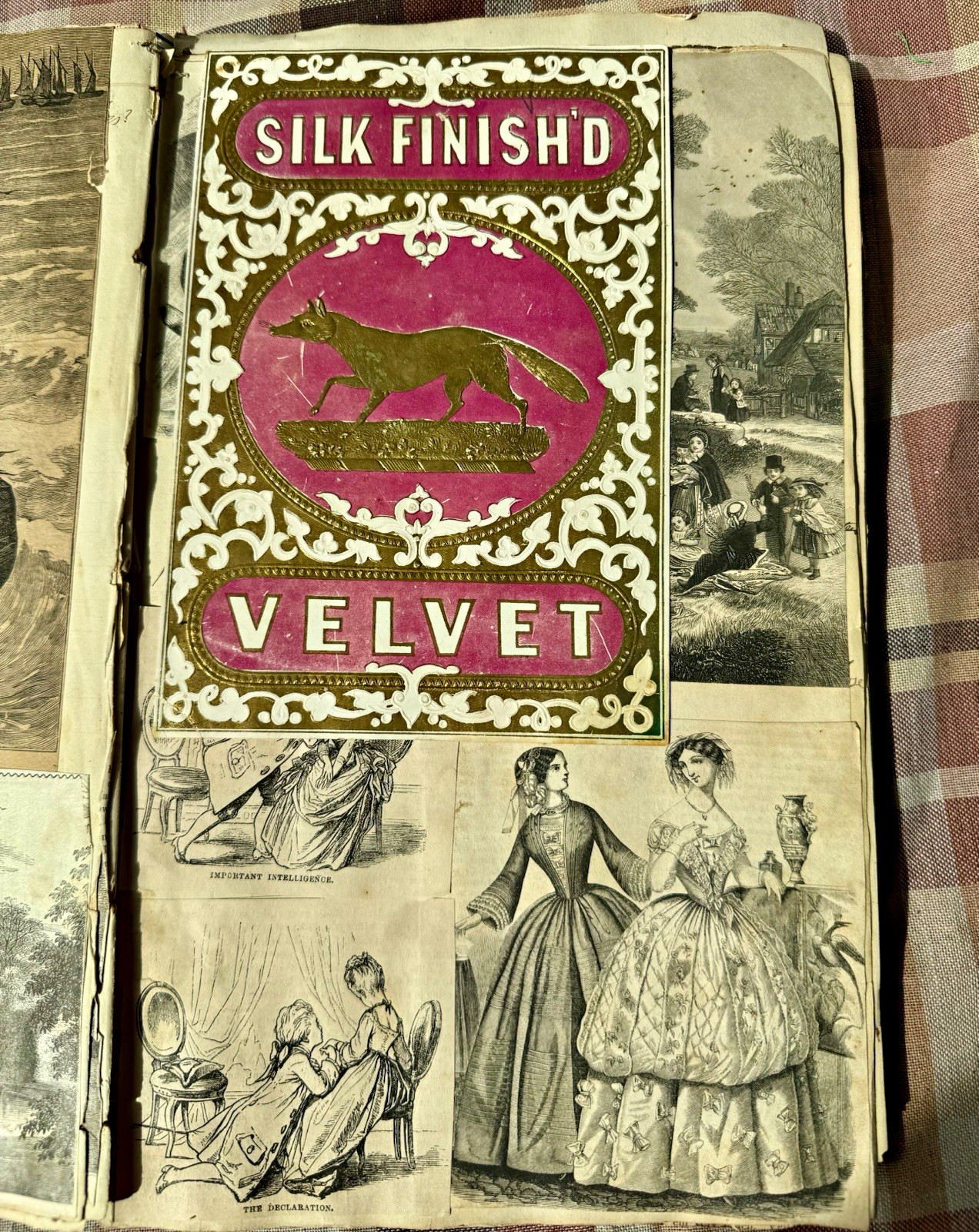Antique Victorian Scrapbook Civil War - 1880’s 60+ pages Presidents Love Fashion Antique Victorian Scrapbook Civil War - 1880’s 60+ pages Presidents Love Fashion