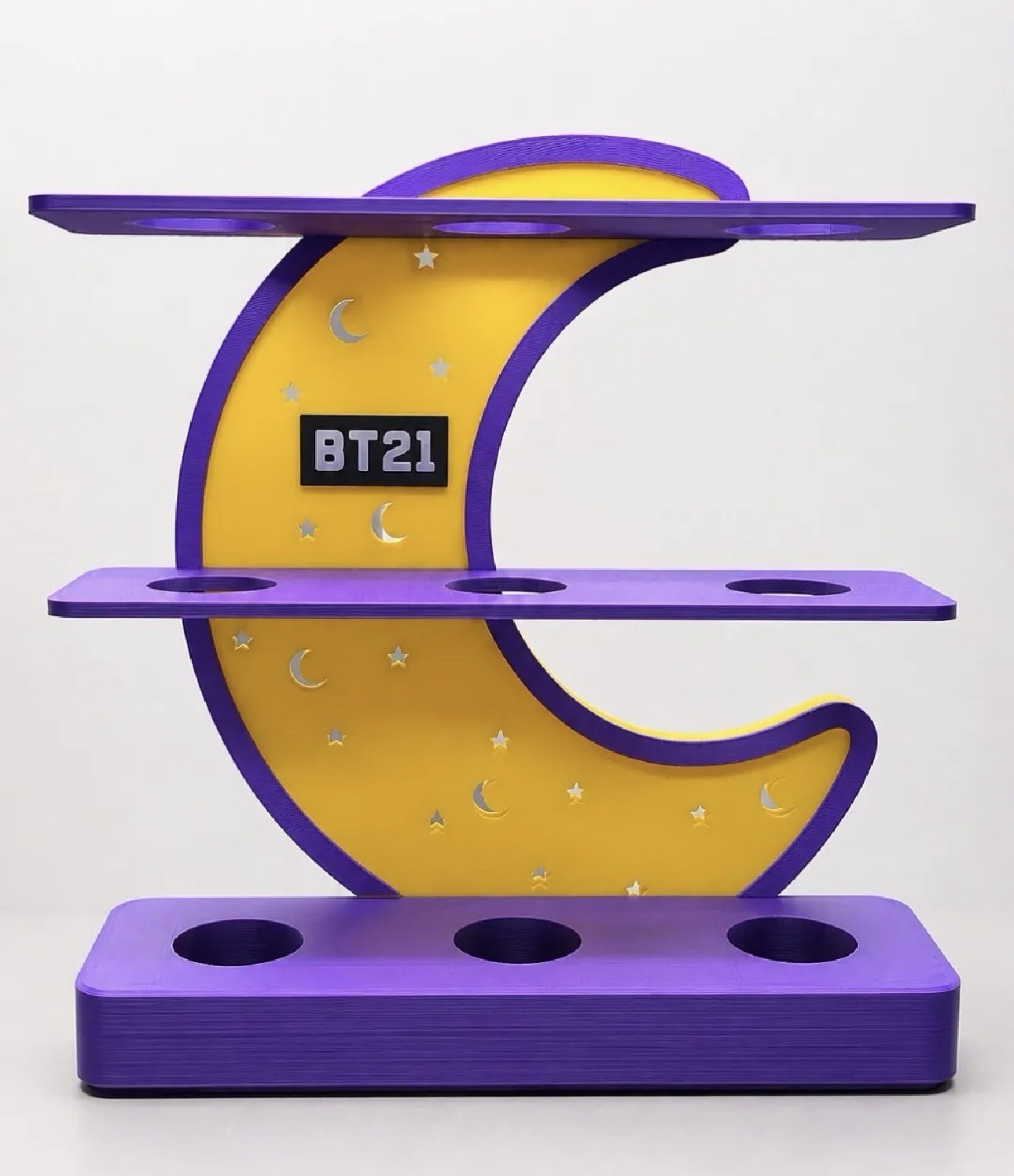 BTS 21 McDonald’s Inspired Display Stand – 3D Printed BTS Shelf