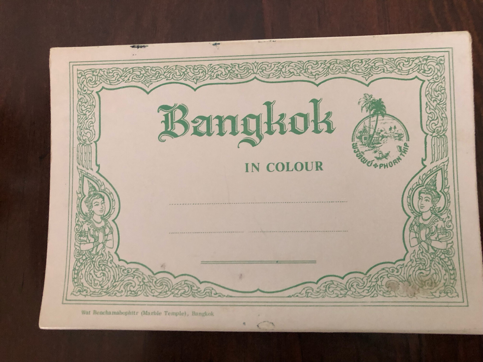 Thailand Bangkok Booklet of 12 Postcards by Phorn Thip Series D