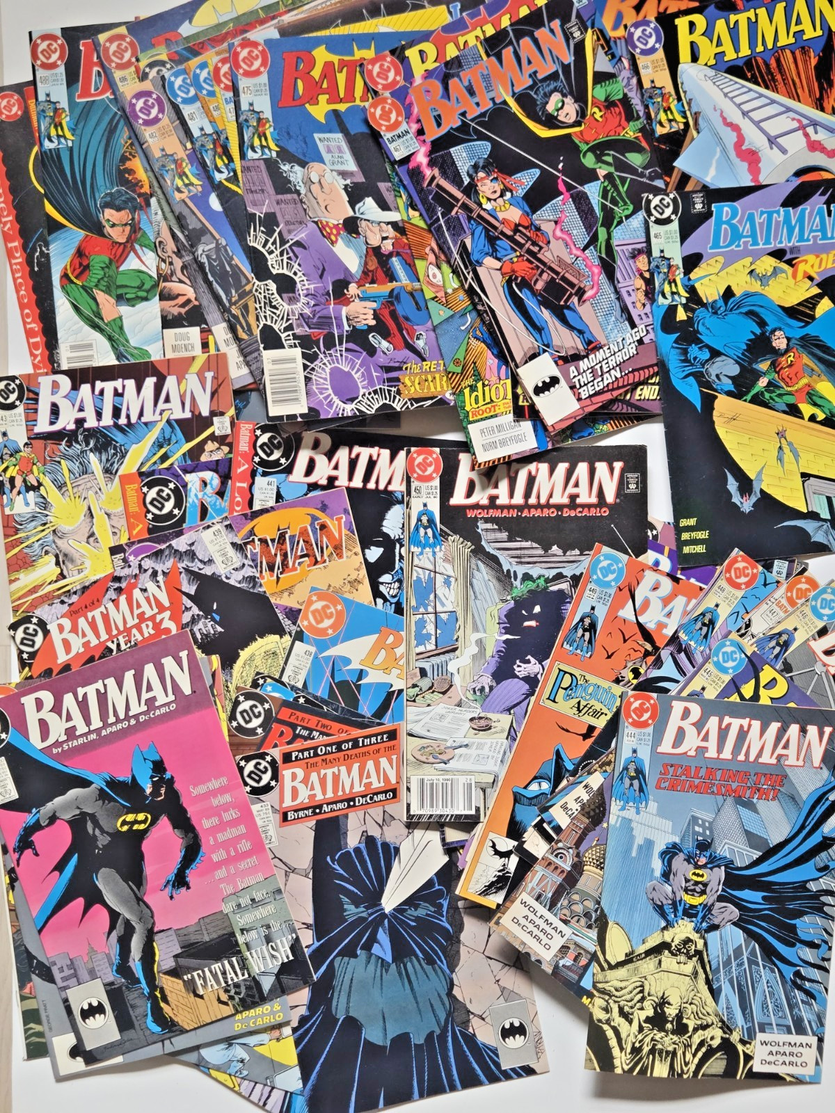 Batman 430-490 Copper Run | 59 Comics | Tim Drake Robin | Pre-Knightfall | Bane