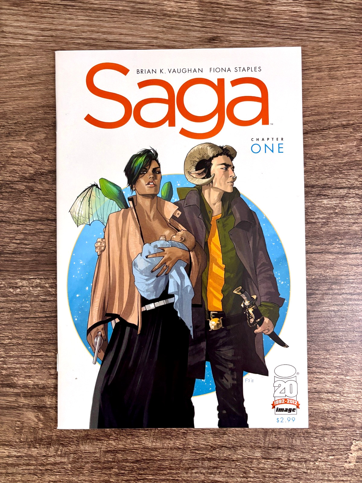 Saga #1 1st Print Image Comics 2012 Brian K. Vaughan Fiona Staples NM- Raw Saga #1 1st Print Image Comics 2012 Brian K. Vaughan Fiona Staples NM- Raw