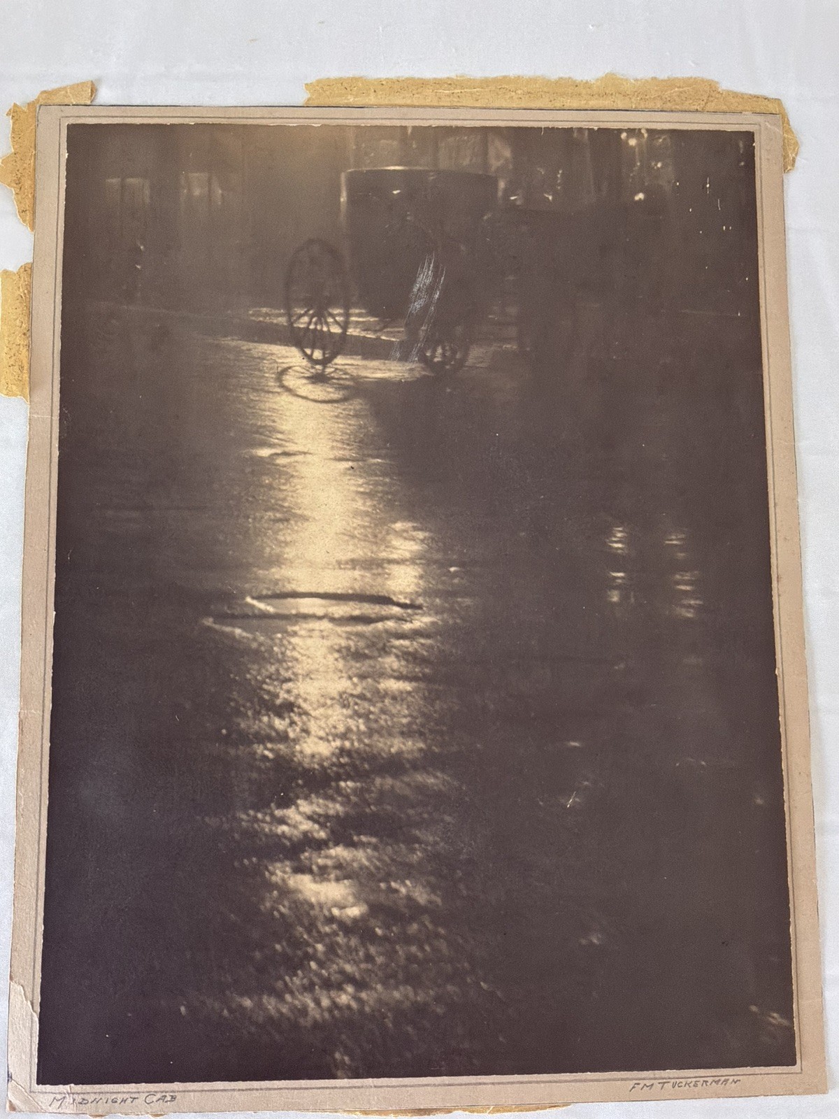 F.M. Fetterman (Tuckerman), ‘Midnight Cab,’ c.1928–30. Vintage bromide 97 YEARS