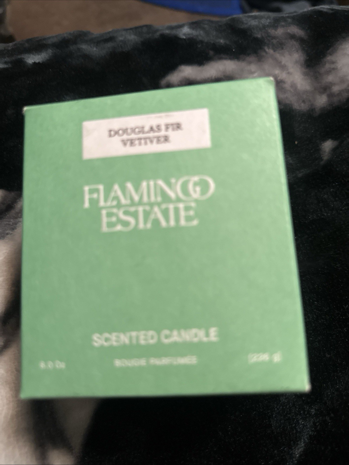 FLAMINGO ESTATE Candle - Douglas Fir Vetiver Scent - 8oz. w/gift box NIB FLAMINGO ESTATE Candle - Douglas Fir Vetiver Scent - 8oz. w/gift box NIB