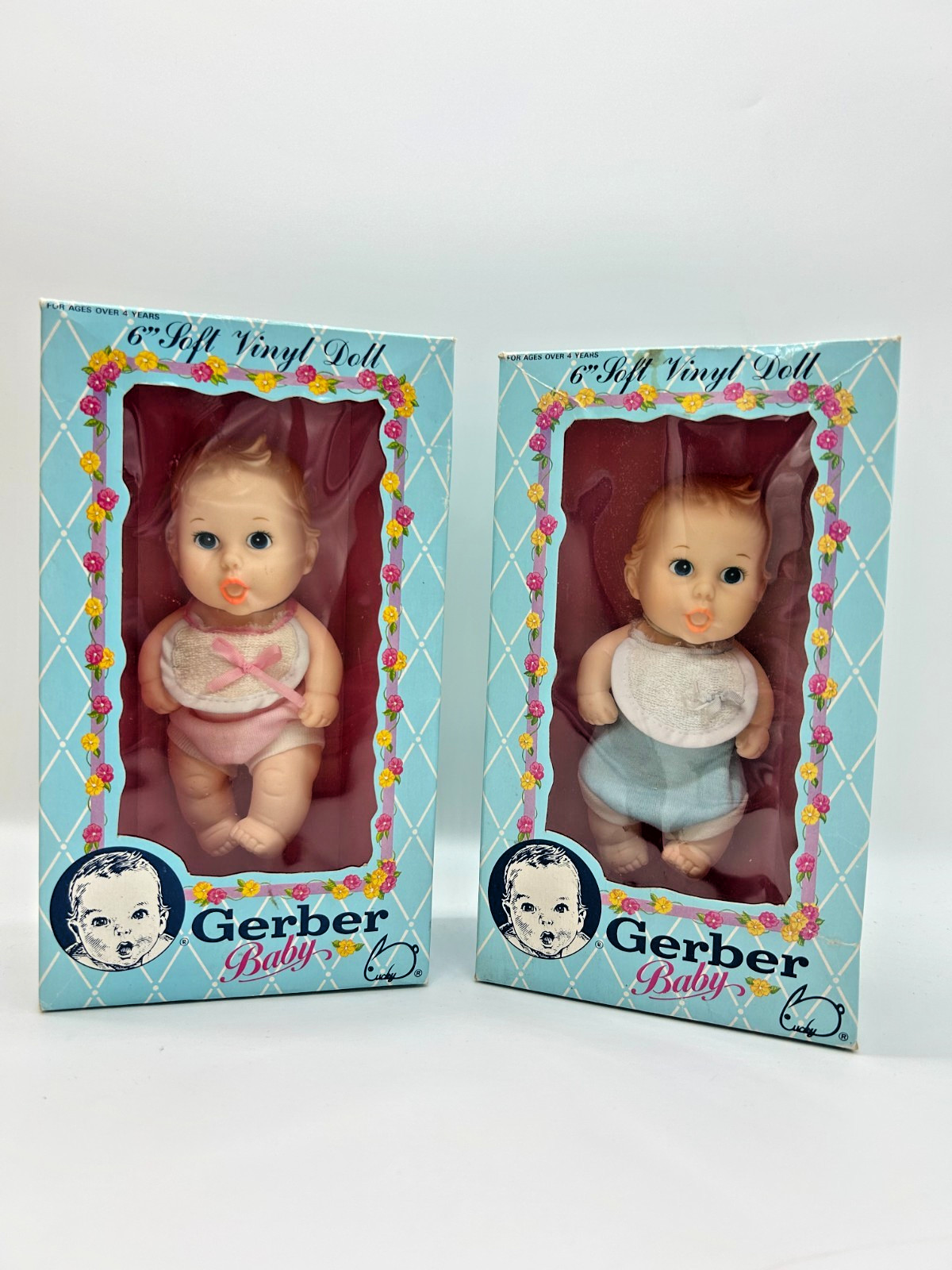š„š„VINTAGE 1989 GERBER BABY 6* VINYL DOLLS IN BOXES LUCKY INDUSTRIALš„š„ š„š„VINTAGE 1989 GERBER BABY 6* VINYL DOLLS IN BOXES LUCKY INDUSTRIALš„š„